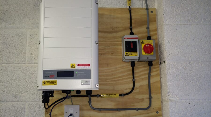 A battery install by award-winning solar panel specialists Amelio Solar Energy from Sleaford, Lincolnshire.