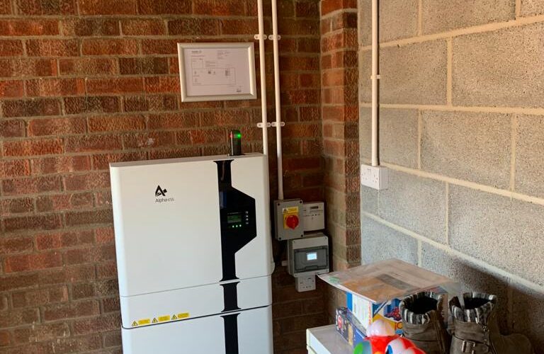 An alpha battery installed in a domestic home in North Hykeham, Lincoln.
